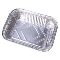 Rectangular aluminum foil lunch box